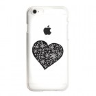 Fantastick!Dparks CLEAR DESIGYfor iPhone7��snow heart��I7Y06-16C783-04