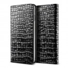 SanctuaryVERUS Genuine Croco diary�ܳ׼�Ģ��������for iPhone7��Dark Silver��VR_I7NCSGLCD_DS