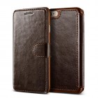SanctuaryVERUS Dandy Layered Leather��Ģ��������for iPhone7��Dark Brown+Brown��VR_I7NCSLLDL_DB