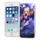 IngremShadowverse TPU������+���̥ѥͥ�for iPhoneSE/5s/5���Ի׵Ĥ�õ��ԡ����ꥹ��IJ-CYP5TP/SV020