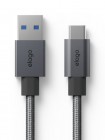 elagoUSB-C to USB-A Cable for SMART PHONE��Dark Grey��EL_SPACBALCC_GY
