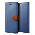 LificSaffiano Diary��Ģ�������� for iPhone7��Darkblue+Brown��LF_I7PCSPLSD_BL