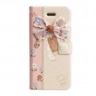 HappymoriEmbroidered Ribbon��Ģ�������� for iPhoneSE/5s/5�ԥԥ󥯡�