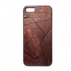 IkinsMetal Case Bar�᥿�른�㥱�å�for iPhoneSE/5s/5��Bronze Leaf��