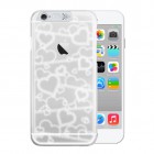 SGi-Clear ����ߥ͡�����󥱡��� for iPhone6/6s��Heart White��SG5167i6