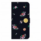 CollaBorn��Ģ�������� for iPhoneX��Retro floret_BLK��BL-CBKI8-074