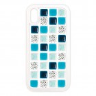 CollaBorn���㥱�åȥ����� for iPhoneX��tile_Blue��SW-CI8-008