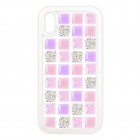 CollaBorn���㥱�åȥ����� for iPhoneX��tile_pink mix��SW-CI8-010