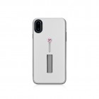 Bling My ThingSelfieLoop Crystal Crystal for iPhoneX��Silver + Pink��BM_I8NCSDLSC_SP