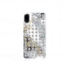 Bling My ThingExtravaganza Pure M for iPhoneX��Alabaster + Crystal��BM_I8NCSDLVP_AC