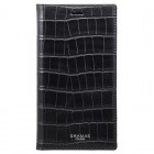 GRAMAS COLORS"EURO Passione Croco" Book PU Leather Case for iPhoneX/iPhoneXS��BLK��CLC-60337BLK