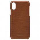 GRAMAS"TOIANO"  Shell Leather Case for iPhoneX/iPhoneXS��Dark Brown�գ�SC-70327DBR