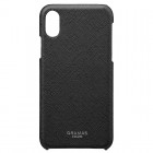 GRAMAS COLORS"EURO Passione" Shell PU Leather Case for iPhoneX/iPhoneXS��BLK��CSC-60327BLK