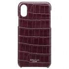 GRAMAS COLORS"EURO Passione Croco" Shell PU Leather for iPhoneX/iPhoneXS��WNE��CSC-60347WNE