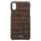 GRAMAS COLORS"EURO Passione Croco" Shell PU Leather for iPhoneX/iPhoneXS��GRG��CSC-60347GRG