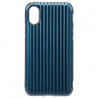 GRAMAS COLORS"Rib" Hybrid Case for iPhoneX/iPhoneXS��Navy��CHC-50317NVY
