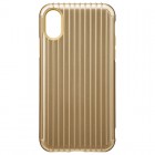 GRAMAS COLORS"Rib" Hybrid Case for iPhoneX/iPhoneXS��Gold��CHC-50317GLD