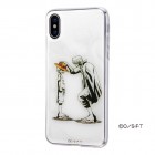 Ingrem���ԡ��� TPU������+���̥ѥͥ� for iPhoneX�ԥ���󥯥�����ե���IJ-OP8TP/OP004