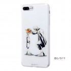 Ingrem���ԡ��� TPU������+���̥ѥͥ�for iPhone8Plus/7Plus�ԥ���󥯥�����ե���IJ-OP7PTP/OP004