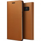 VRS DesignGenuine Leather Diary�ܳ׼�Ģ��������for Galaxy Note8��Brown��VR_SN8CSGLGD_BR
