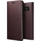 VRS DesignGenuine Leather Diary�ܳ׼�Ģ��������for Galaxy Note8��Wine��VR_SN8CSGLGD_RD
