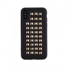 Gizmobies+SELECTSTUDS CASEfor iPhoneX��SQUARE GOLD��AE-0149-IP0X