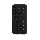 Gizmobies+SELECTSTUDS CASEfor iPhoneX��MIX BLACK��AE-0151-IP0X