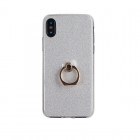Gizmobies+SELECT���ޥۥ���� GLITTER CASEfor iPhoneX��SILVER��AE-0054-IP0X