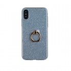 Gizmobies+SELECT���ޥۥ���� GLITTER CASEfor iPhoneX��BLUE��AE-0056-IP0X
