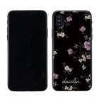 Gizmobies������ӡ���dazzlin ���̥��С������� for iPhoneX��FLOWER BLACK��ZN-0018-IP0X