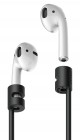 elago���饴AIRPODS STRAP for AirPods��Black��EL_APDSRSCAS_BK