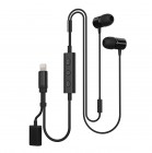 cheero������cheero Earphones with charging docklightningü���б�iPhone���ƥ쥪����ۥ�ԥ֥�å���CHE-613-BK