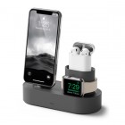 elago���饴Charging Hub�ޥ���������for iPhone/AirPods/Apple Watch��Dark Grey��EL_IAASTSC3S_DG