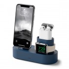 elago���饴Charging Hub�ޥ���������for iPhone/AirPods/Apple Watch��Jean Indigo��EL_IAASTSC3S_JI