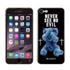 Gizmobies������ӡ���MILKBOY ���С�������for iPhone7/iPhone8��SEE NO EVILBEARS BK��ZN-0042-IP07