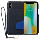 RAKUNI�饯���ܵ��ץ�����Leather Case for iPhoneX��Ursula Blue/ǻ�����ġ�RAK-CaX-BLBB