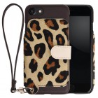 RAKUNI�饯��Leather Casefor iPhone8/iPhone7��leopard��RAK-Ca7-01-leo