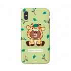 KH VATECLINE FRIENDS�ʥ饤��ե�󥺡�JUNGLEBROWN CASEfor iPhoneX�ԥ�����KCL-DGB001