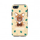 KH VATECLINE FRIENDS�ʥ饤��ե�󥺡�JUNGLEBROWN CASEfor iPhone7/iPhone8�ԥ��ĥ͡�KCL-DFB002