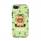 KH VATECLINE FRIENDS�ʥ饤��ե�󥺡�JUNGLEBROWN CASEfor iPhone7/iPhone8�ԥ�����KCL-DGB002