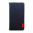 Zenus���̥�¿�����б����饤�ɼ���Ģ��������multicase  Denim Stitch Diary��M/�ǥ˥��Z12481