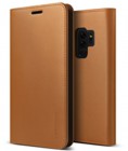 VRS DesignGenuine Leather Diaryfor Galaxy S9+��Brown��VR_G9PCSGLGD_BR