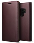 VRS DesignGenuine Leather Diaryfor Galaxy S9+��Wine��VR_G9PCSGLGD_RD