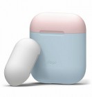 elago���饴AIRPODS DUO CASEfor AirPods��Pastel Blue��EL_APDCSSCDC_PB