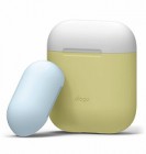 elago���饴AIRPODS DUO CASEfor AirPods��Yellow��EL_APDCSSCDC_YE