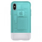 SpigenClassic C1���㥱�åȥ�����for iPhoneX��Bondi Blue��057CS23194