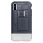SpigenClassic C1���㥱�åȥ�����for iPhoneX��Graphite��057CS23197