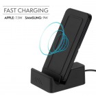Case-MateWireless Power Pad with StandQi�б����ޡ��ȥե��󥹥���ɡ�Black��CM037040