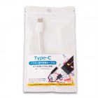 PackagingTechnology �ѥå������󥰥ƥ��Υ�����TypeC to 3.5mm���ƥ쥪�ߥ�ü�� �Ѵ������֥�ԥۥ磻�ȡ�TC01WH