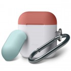 elago ���饴AIRPODS DUO HANG CASEfor AirPods��Nightglow Blue��EL_APDCSSCDH_NB
